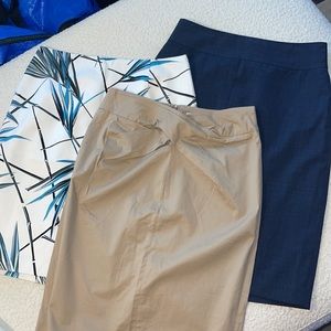 Bundle 3 pencil skirts Banana Republic - J. Crew - Michael Kors -all size 2